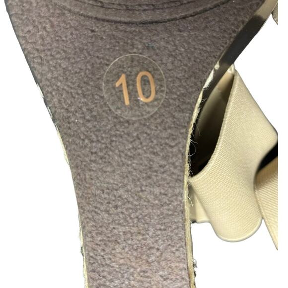 Charles by Charles David Treasury Wedge Sandals Tan Size 10 - Picture 9 of 9